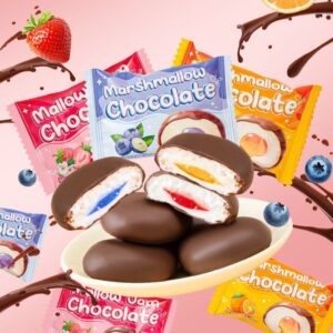 Marshmallow Filled Chocolate Melts