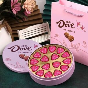 Dove Heart-Shaped Valentine's Tin